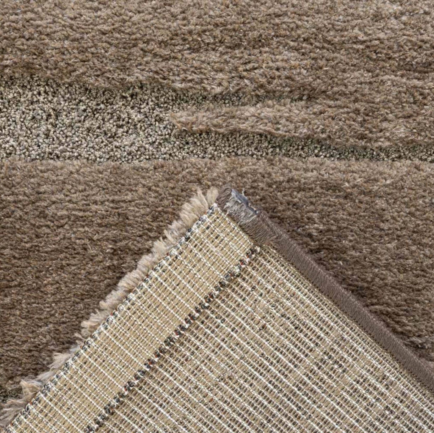 Rugs - Cleo 013-0025/7222Brown Abstract Rug - 80cm x 150cm - 60484182