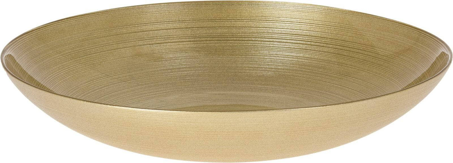 Gold Glass Bowl - 30cm -  60008445