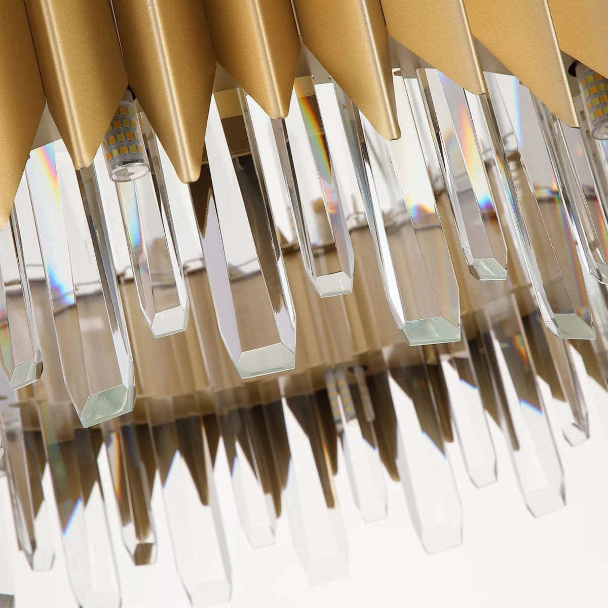 12 Light Pendant Ceiling Light - Gold