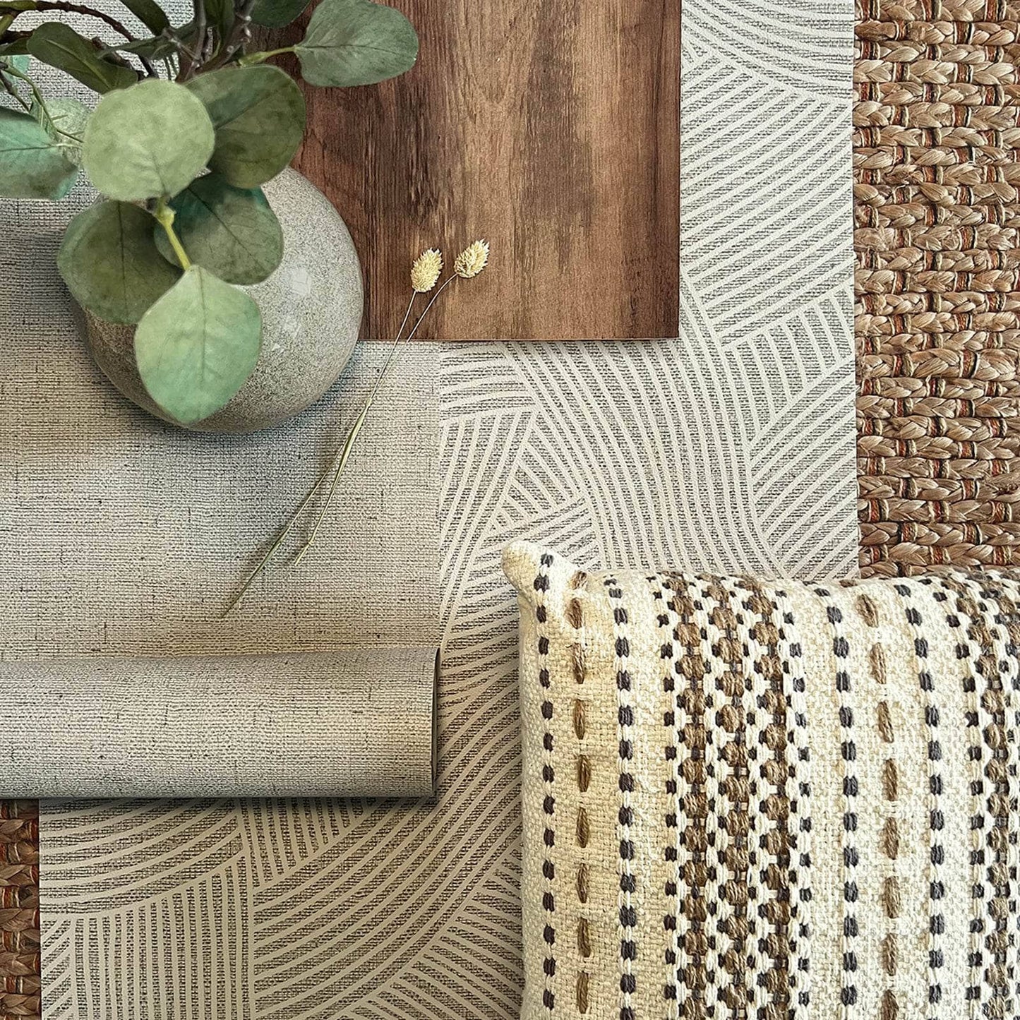 Wallpaper - Belgravia Maya Geometric Grey Wallpaper - 1728 - 60009432