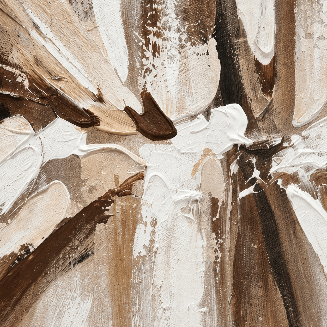 Pictures - 21103 Canvas Painting Light Wood Frame - 120 x 80cm - 60485780