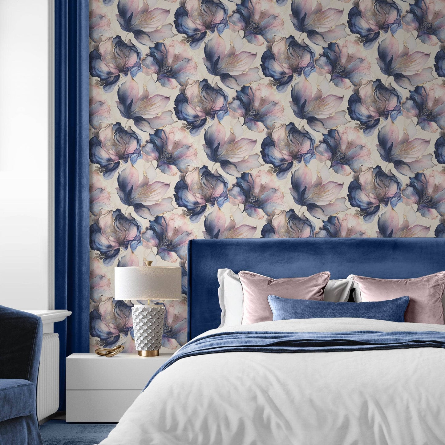 Wallpaper - Muriva Elysian Floral Multicoloured Wallpaper - 212501 - 60011283