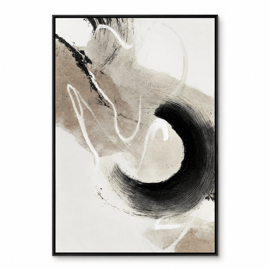 Pictures - 21987 Canvas Painting Black Frame - 80 x 120cm - 60485791