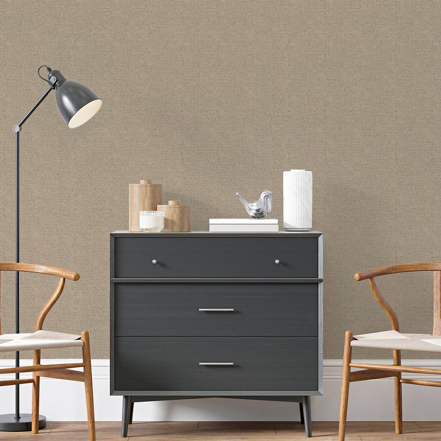 Wallpaper - Arthouse Luxury Plain Champagne Wallpaper - 299306 - 60009445