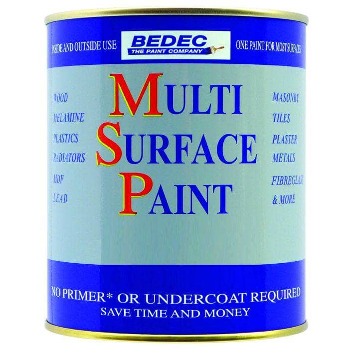 Paint  -  Bedec Multi Surface 750ml Soft Gloss Paint - Regency White  -  50063420
