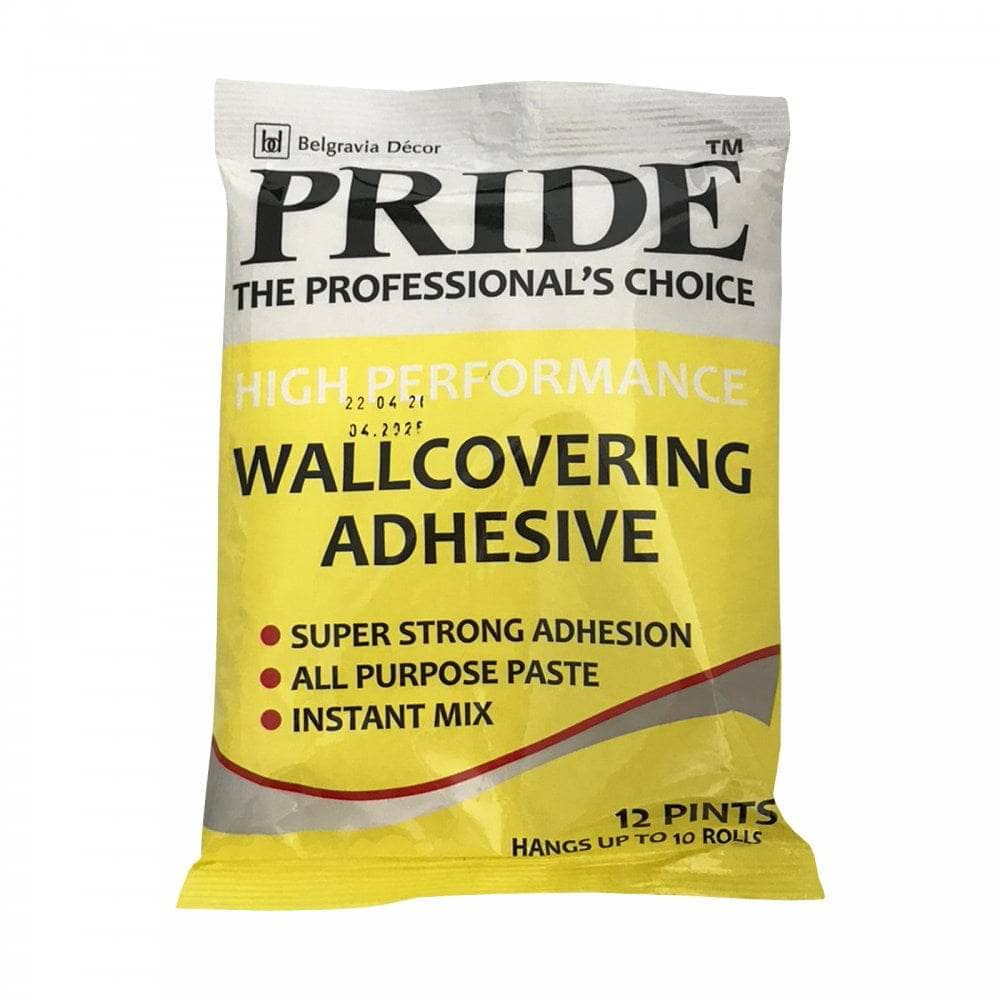 Wallpaper - Pride All Purpose Super Strong Wallpaper Adhesive Paste 12 Pint Mix - 50109813