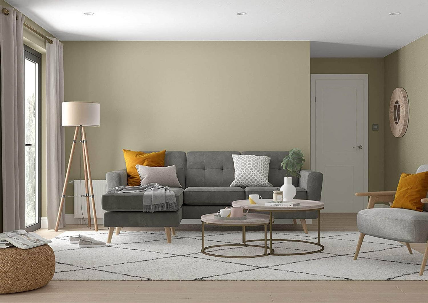 Paint - Dulux Matt Emulsion 2.5L - Overtly Olive - 50141602