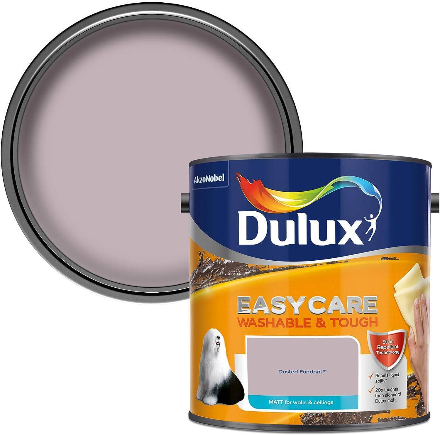 Buy A Dulux Easycare Matt Emulsion Paint 2.5L - White Horse Online