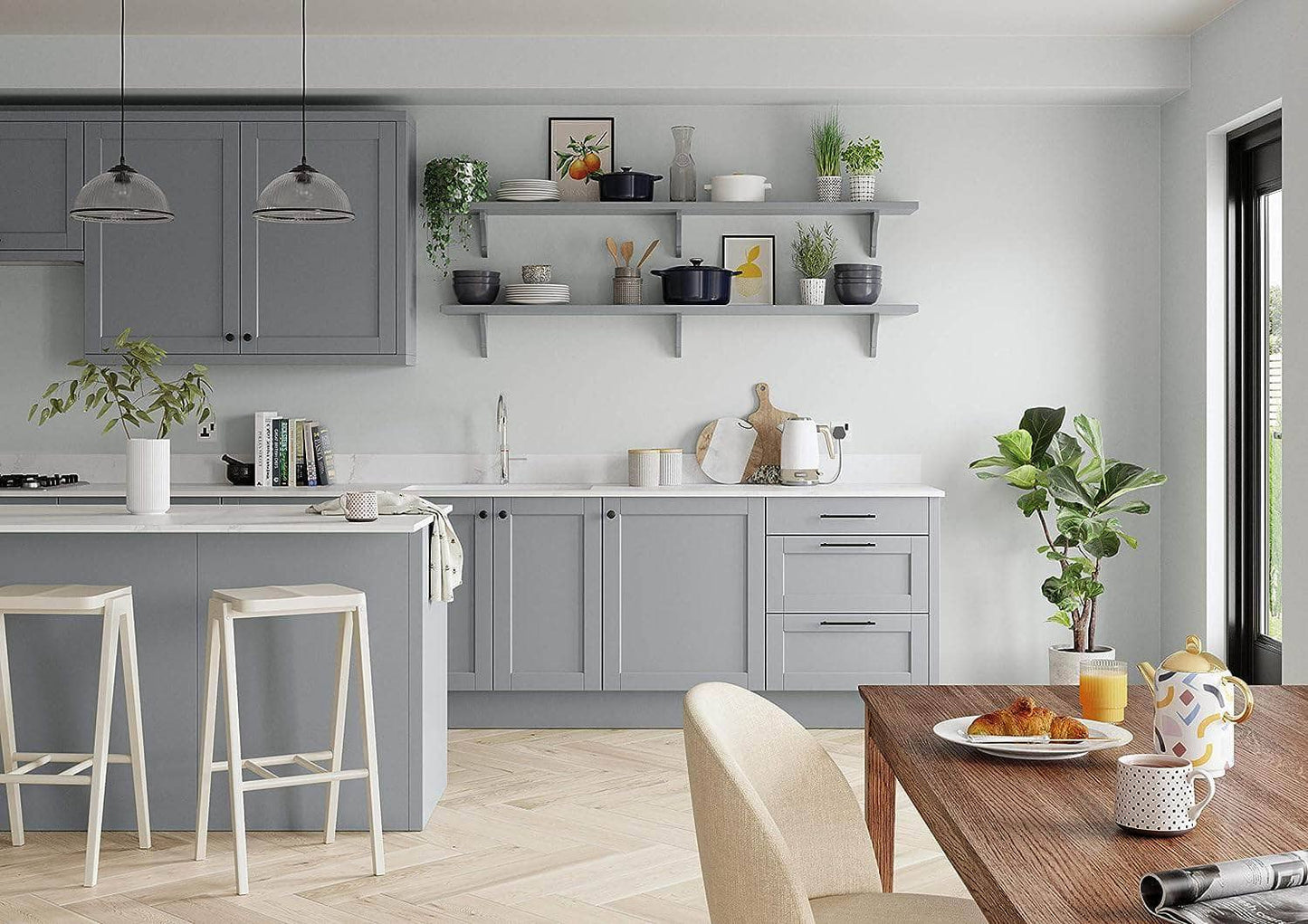 Paint - Dulux Matt Emulsion 5L - Cornflower White - 50142608