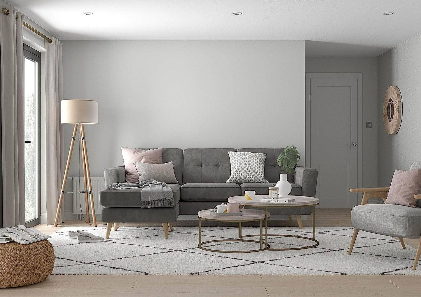 Paint - Dulux Matt Emulsion 5L - Goose Down - 50142609