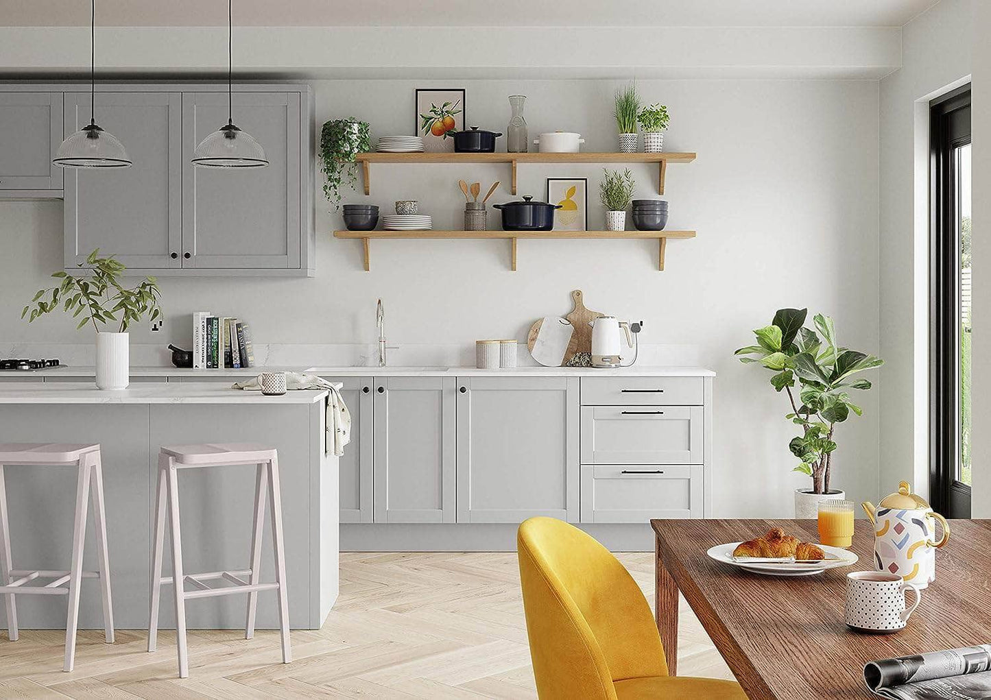 Paint - Dulux Silk Emulsion 5L - White Mist - 50142622