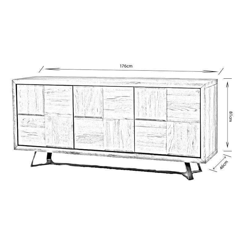 Furniture - Regent Wide Sideboard - 50146250