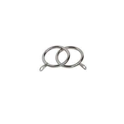 Homeware - Pristine Curtain Rings - Chrome - 50149854