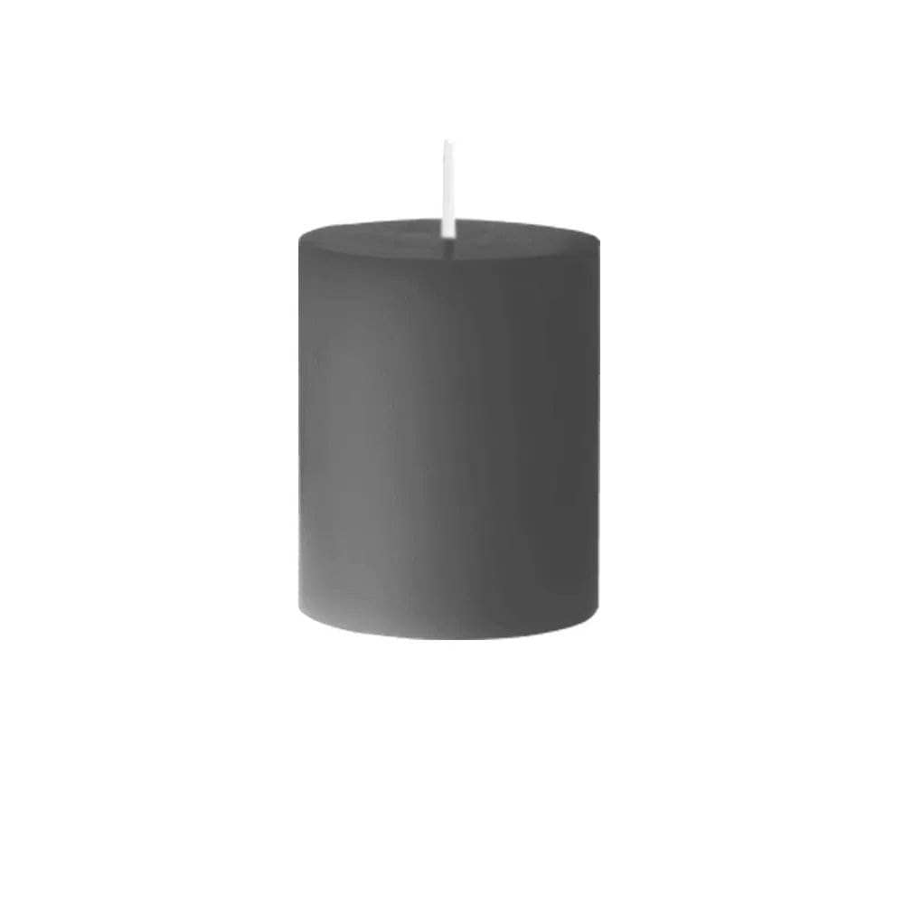 Homeware - Cidex 6.5 x 10cm Pillar Candle - Grey - 60001390