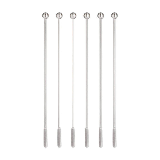 Kitchenware  -  Stainless Steel Cocktail Stirrers 6 Pack  -  60001523