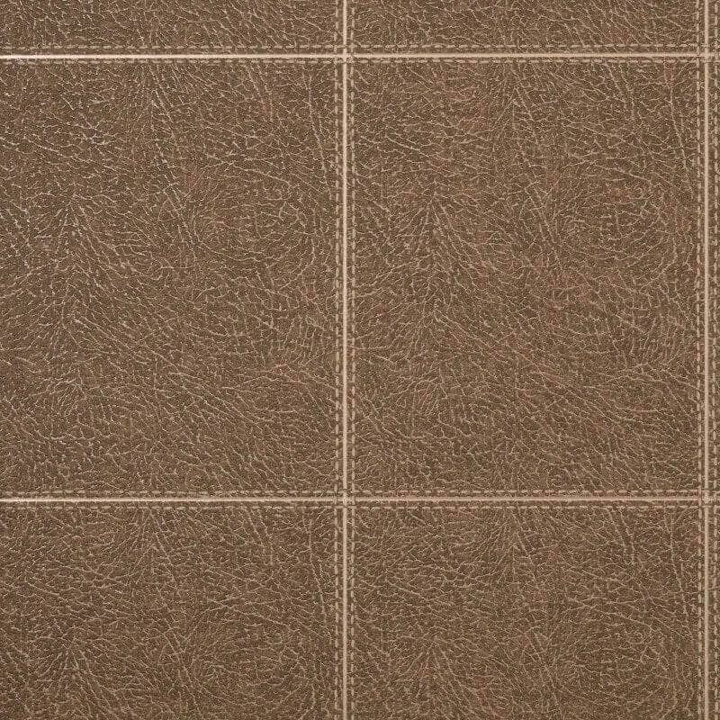 Wallpaper - Camden Stitch Mocha Wallpaper FD42992 - 60003863