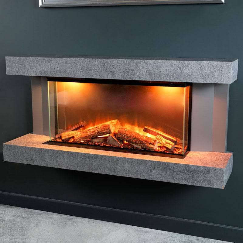 wall mounted argos log effect electric fires