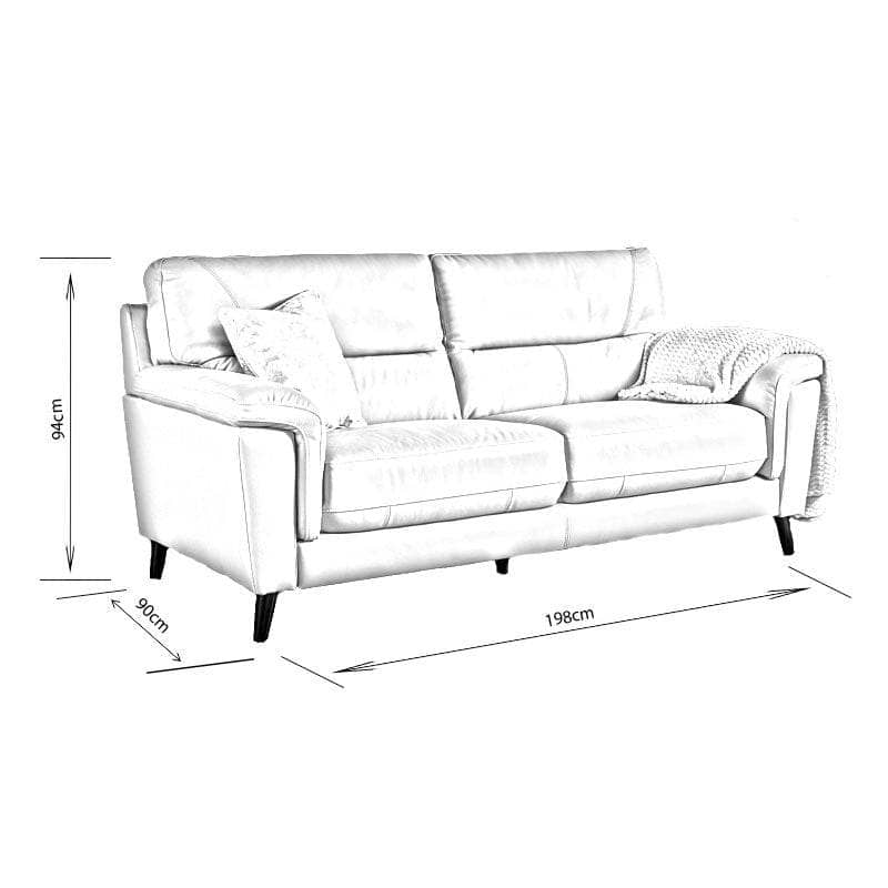 Furniture - Hampton 3 Seater Sofa - 60005017