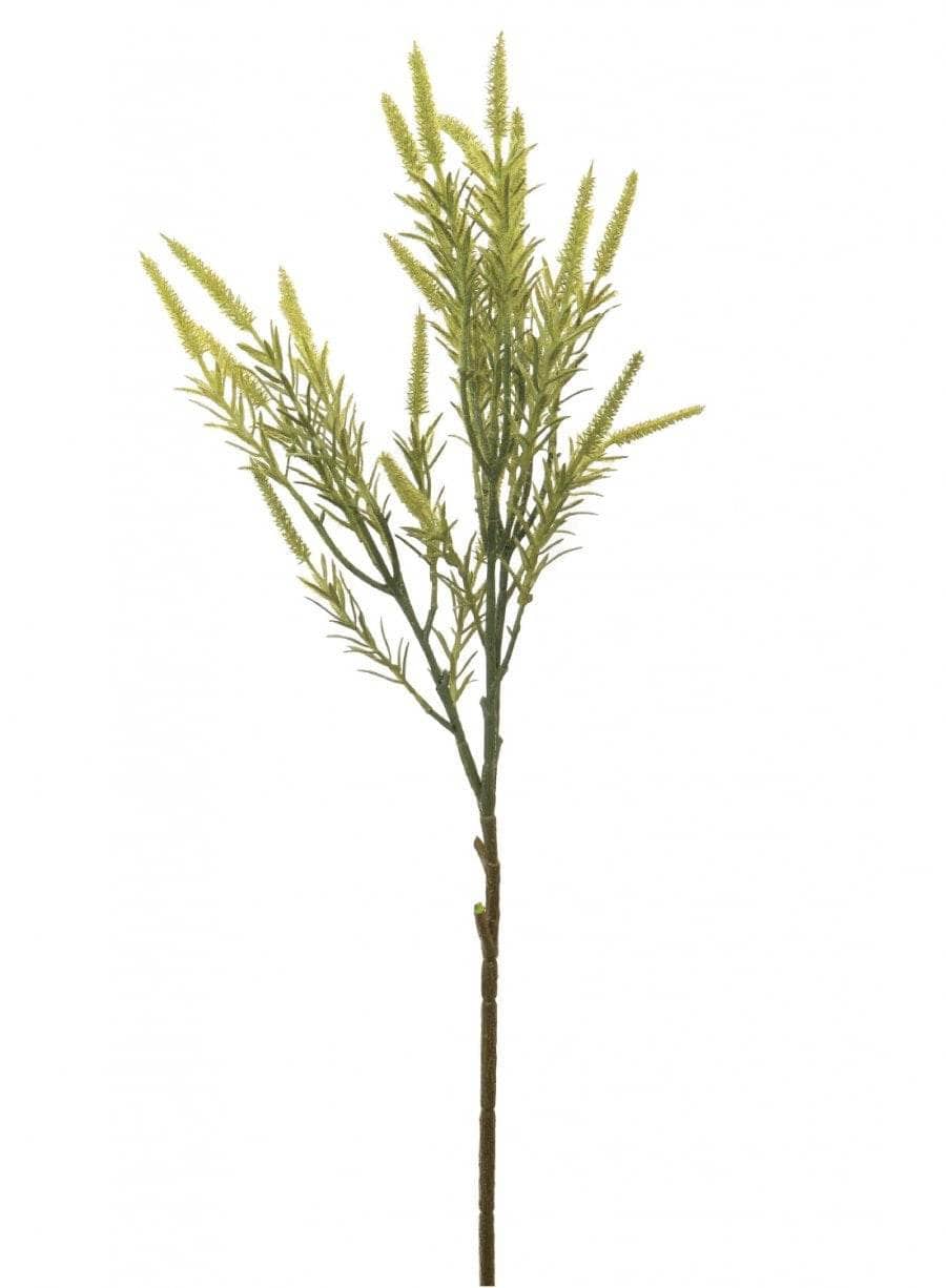 Homeware - Tall Flocked Veronica Spray - Green - 60005720