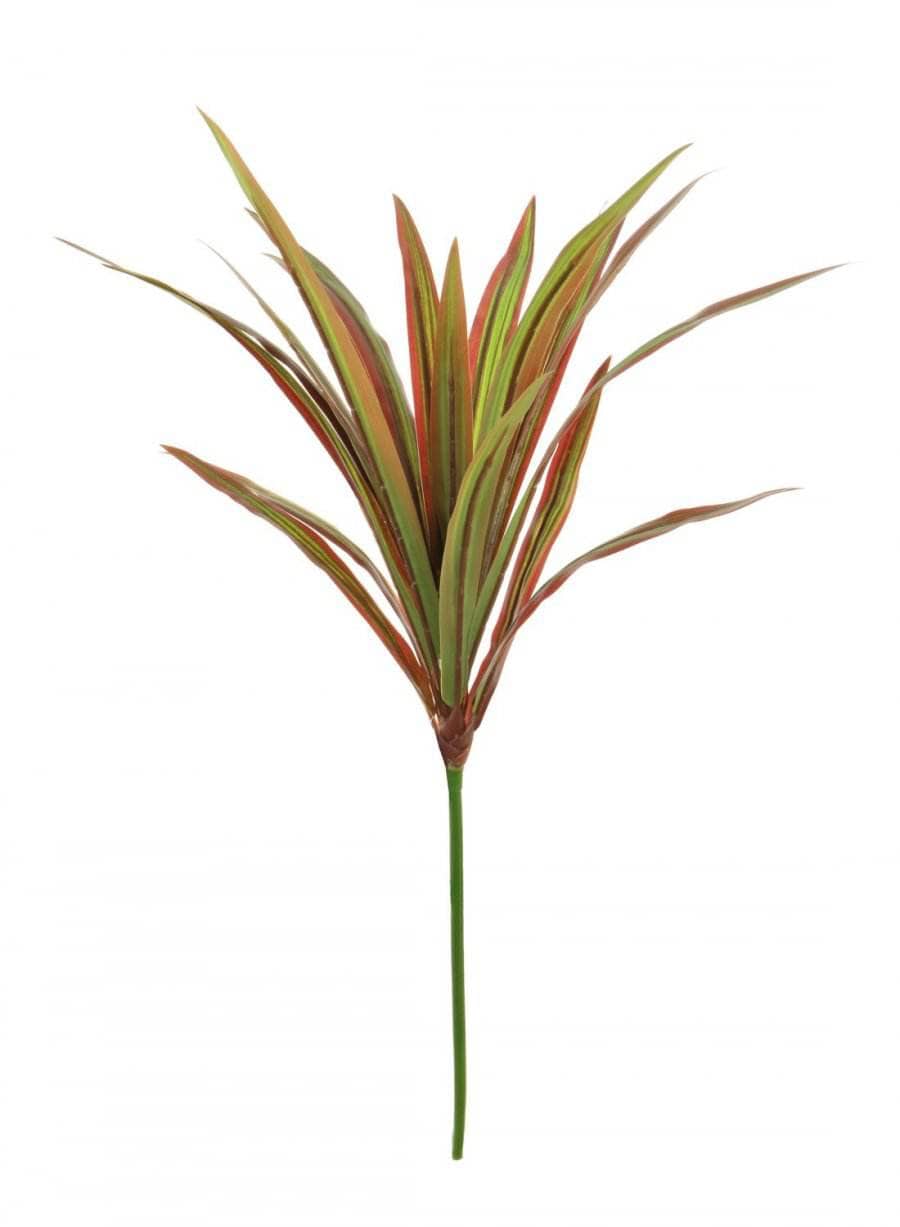 Homeware - Artificial Yucca Plant Stem - Green & Red - 60005721