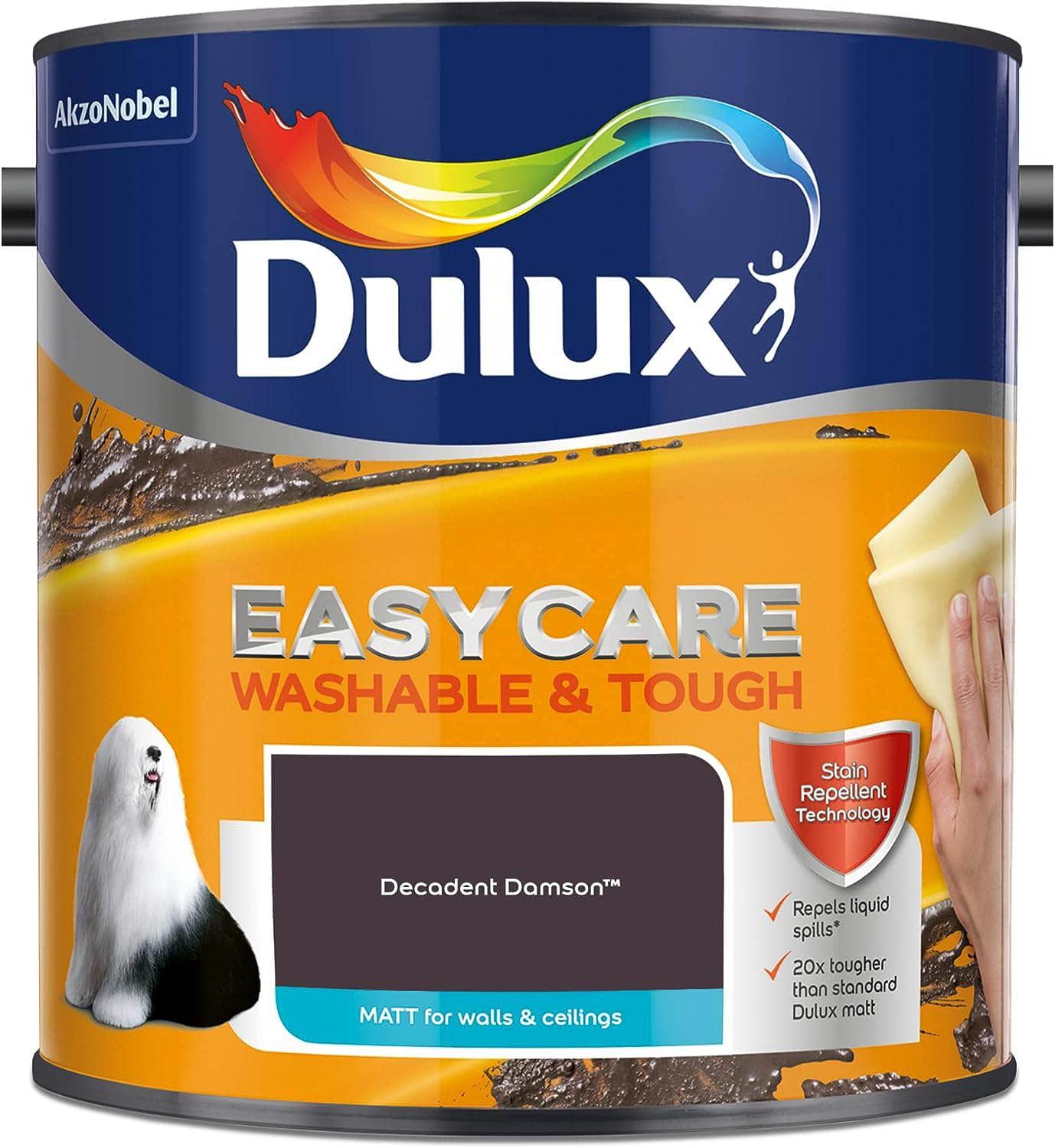 Paint - DU EASY CARE MAT 2.5L DECADENT DAMSON - 60005865
