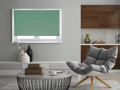 Homeware - SPEEDY DROP BLACKOUT ROLLER BLIND BASIL 60CM X 160CM -