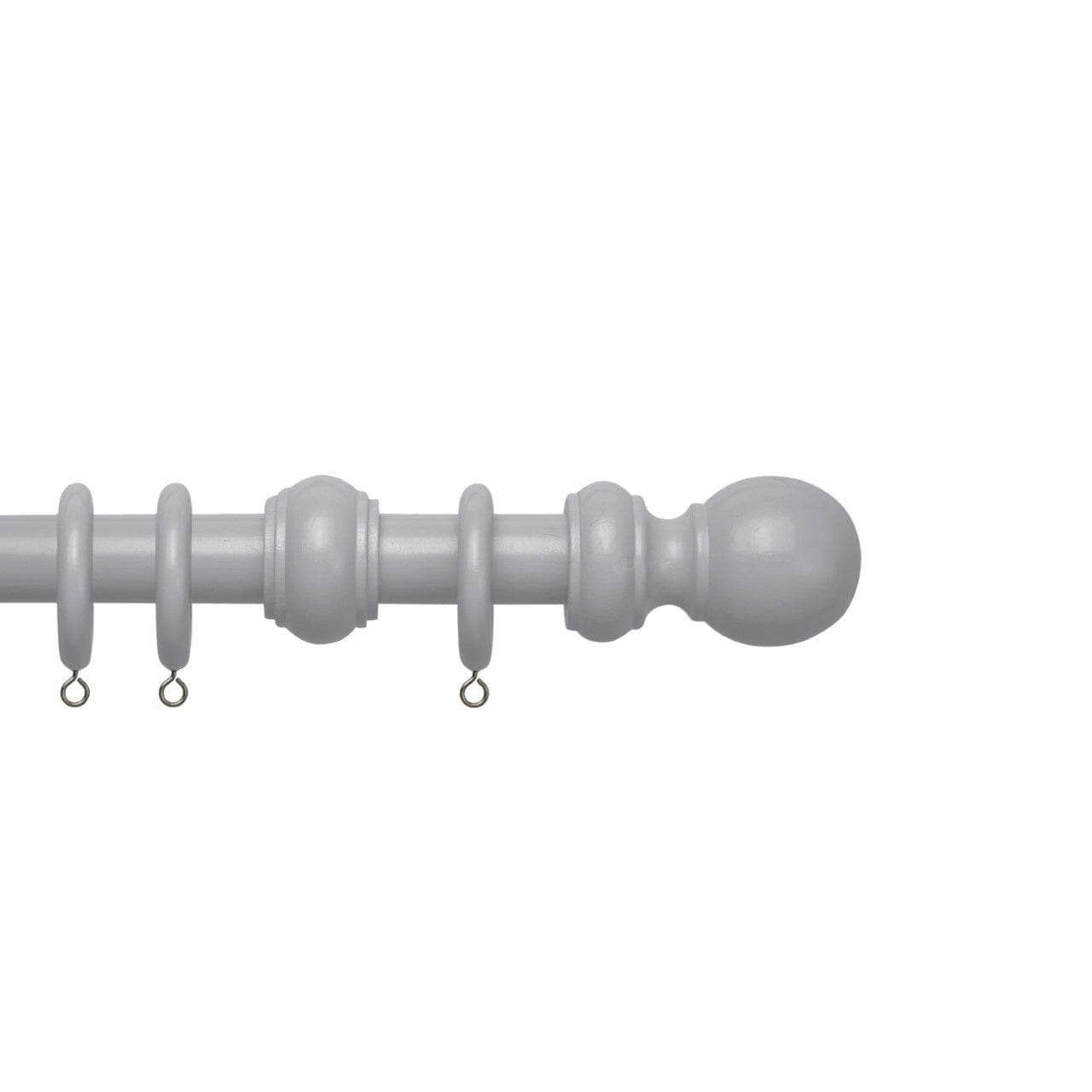 County Wood Curtain Pole Grey Taskers Online Store, Liverpool
