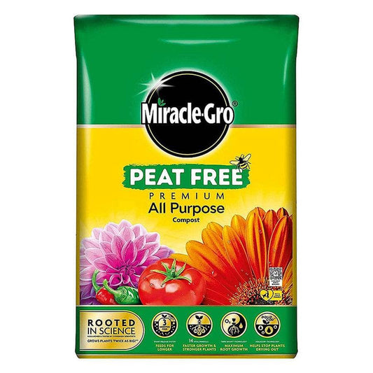 Gardening  -  Miracle-Gro Premium All Purpose Peat Free Compost 10L  -  60006090