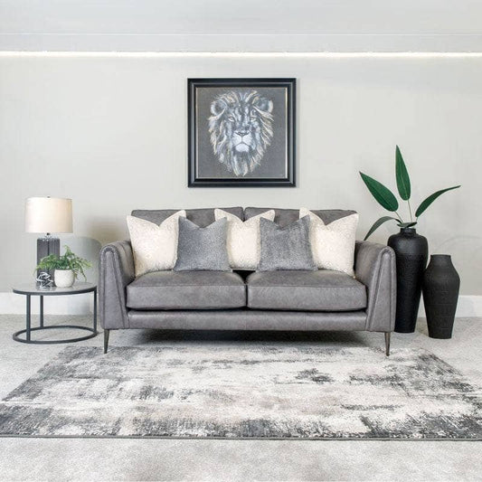 Furniture  -  Lucerne 3 Seater Sofa - Grey  -  60007067