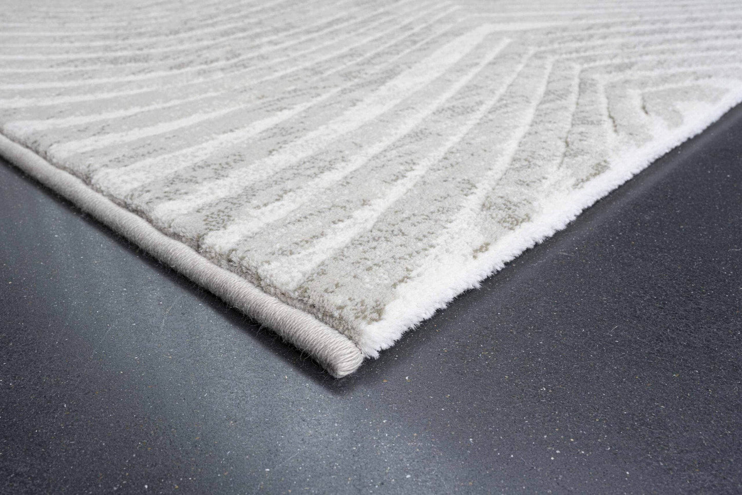 Rugs - Galleria Taupe & Cream Zebra Rug - Multiple Sizes -