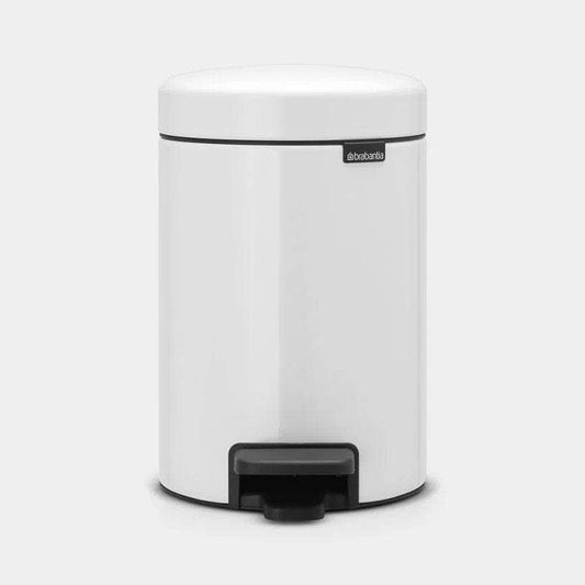 Kitchenware  -  White Pedal Bin - 3L  -  60007557