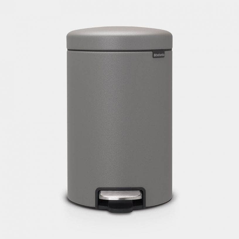Kitchenware  -  Concrete Grey Pedal Bin - 12 Litre  -  60007558