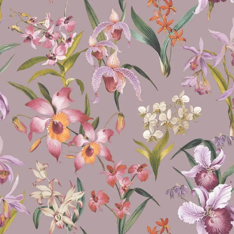 Wallpaper - RASCH B64 MAYA LILAC 283661 - 60007659