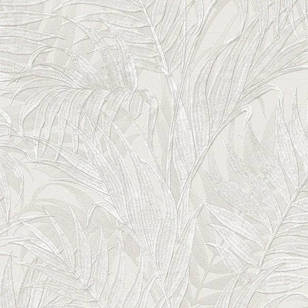 Wallpaper - DESIGN ID B18 TROPICAL PALM LEAF SILVER GR322101 - 60007673
