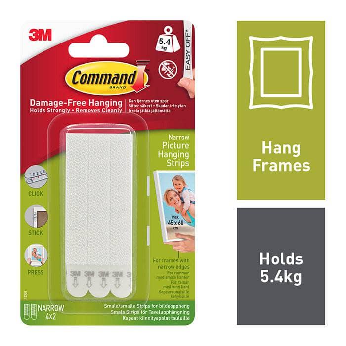 - COMMAND PICTURE STRIPS NARROW - 60007889