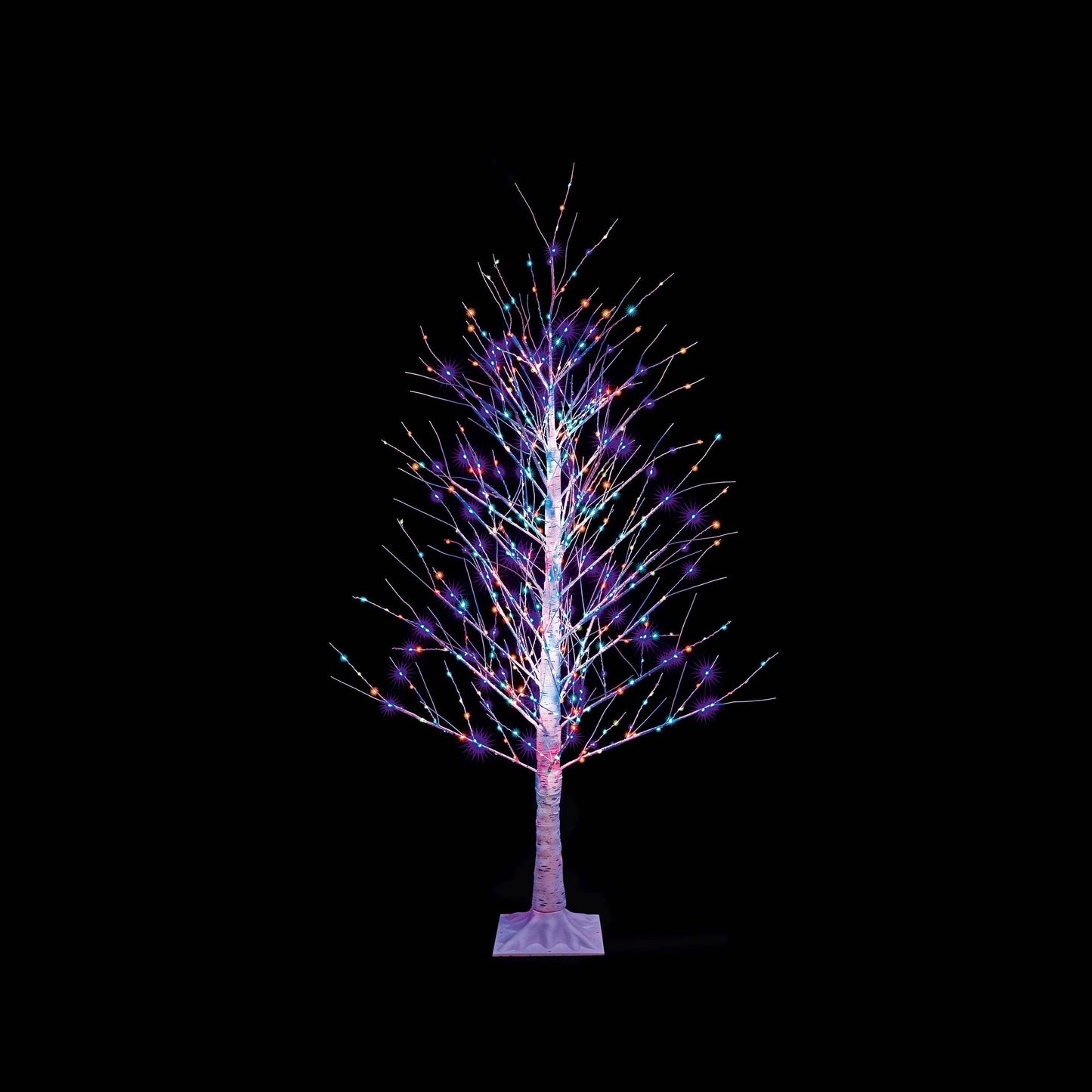 LED Rainbow Twinkle Birch Tree - 1.8m - 60008737