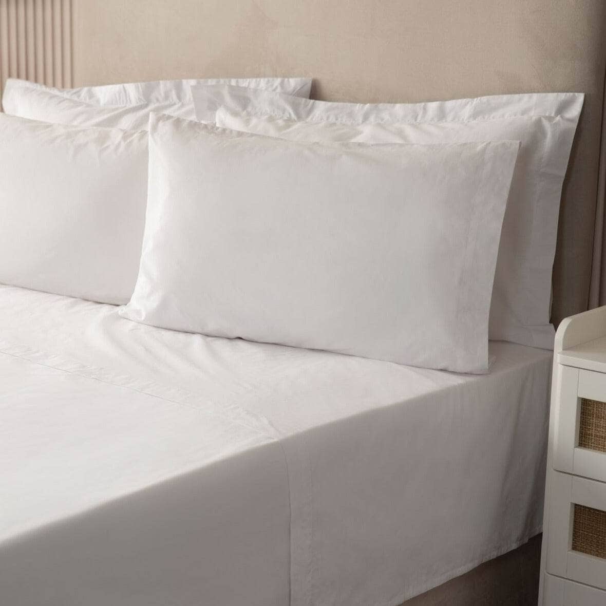 Homeware - Easycare 200 Count Duvet Cover - White -