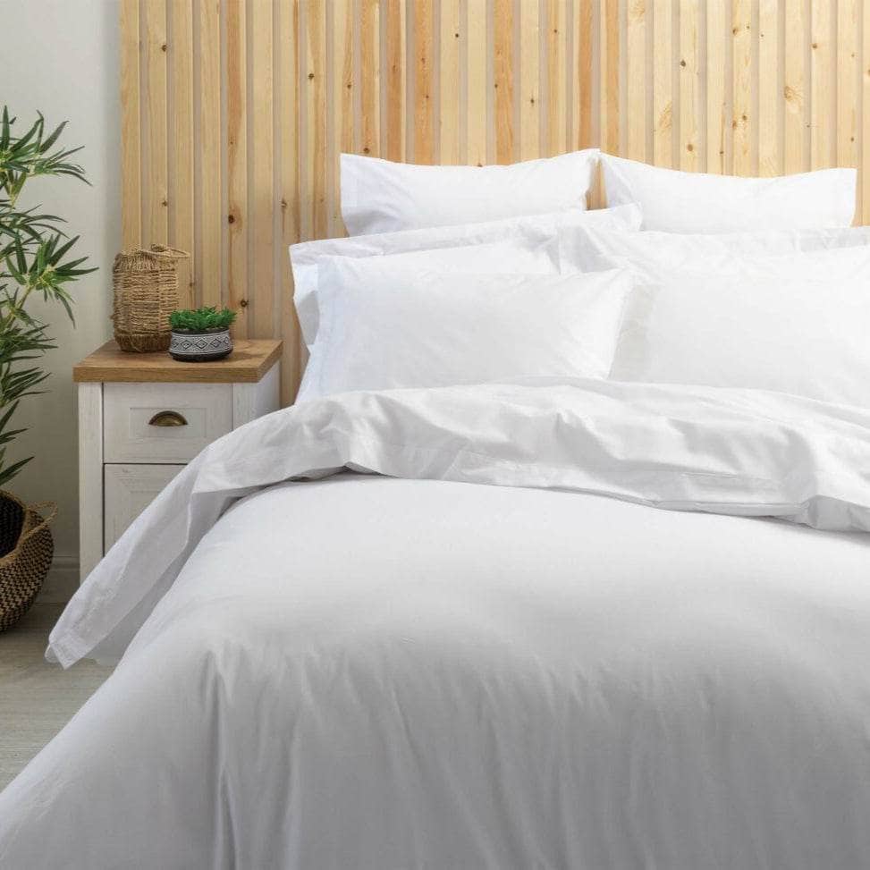 Homeware - 200 Count Polycotton Duvet Cover - Ivory -