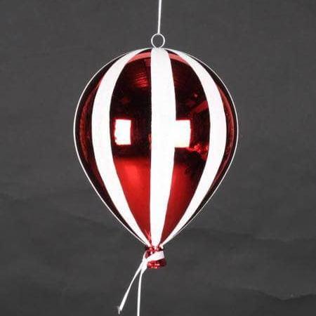 Christmas - Shiny Red Balloon Christmas Bauble - 15cm - 60011097
