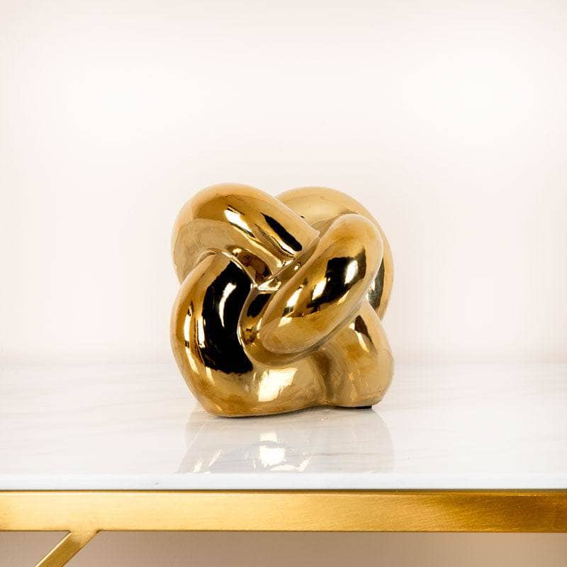 - Large Ceramic Sculpture Decoration - Gold - 60011639