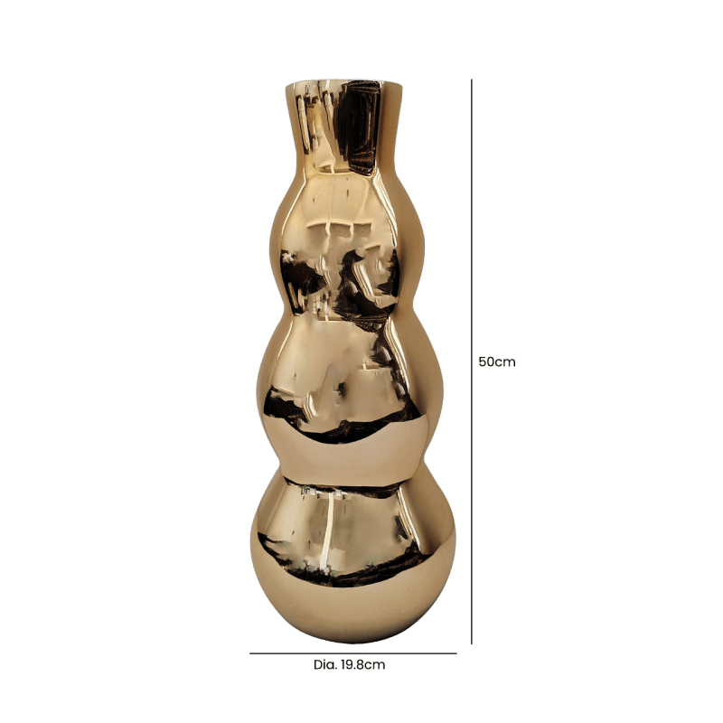 Homeware - Gold Bubble Vase - 50cm - 60011693