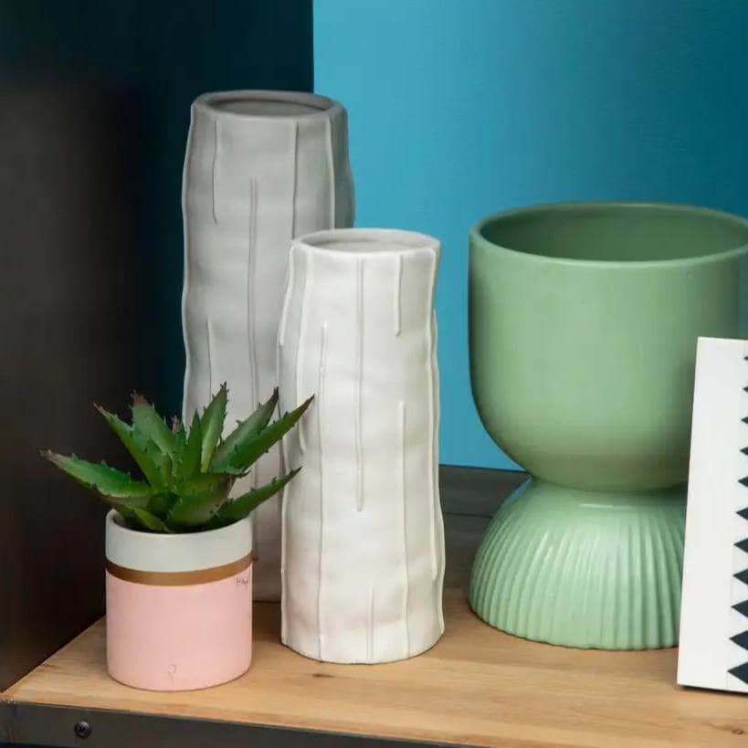 Homeware - Fara White Vase - Small - 60011910