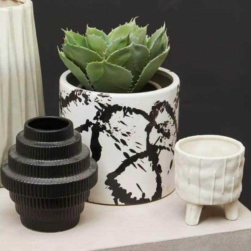 Homeware - Fara White Small Planter - 60011912