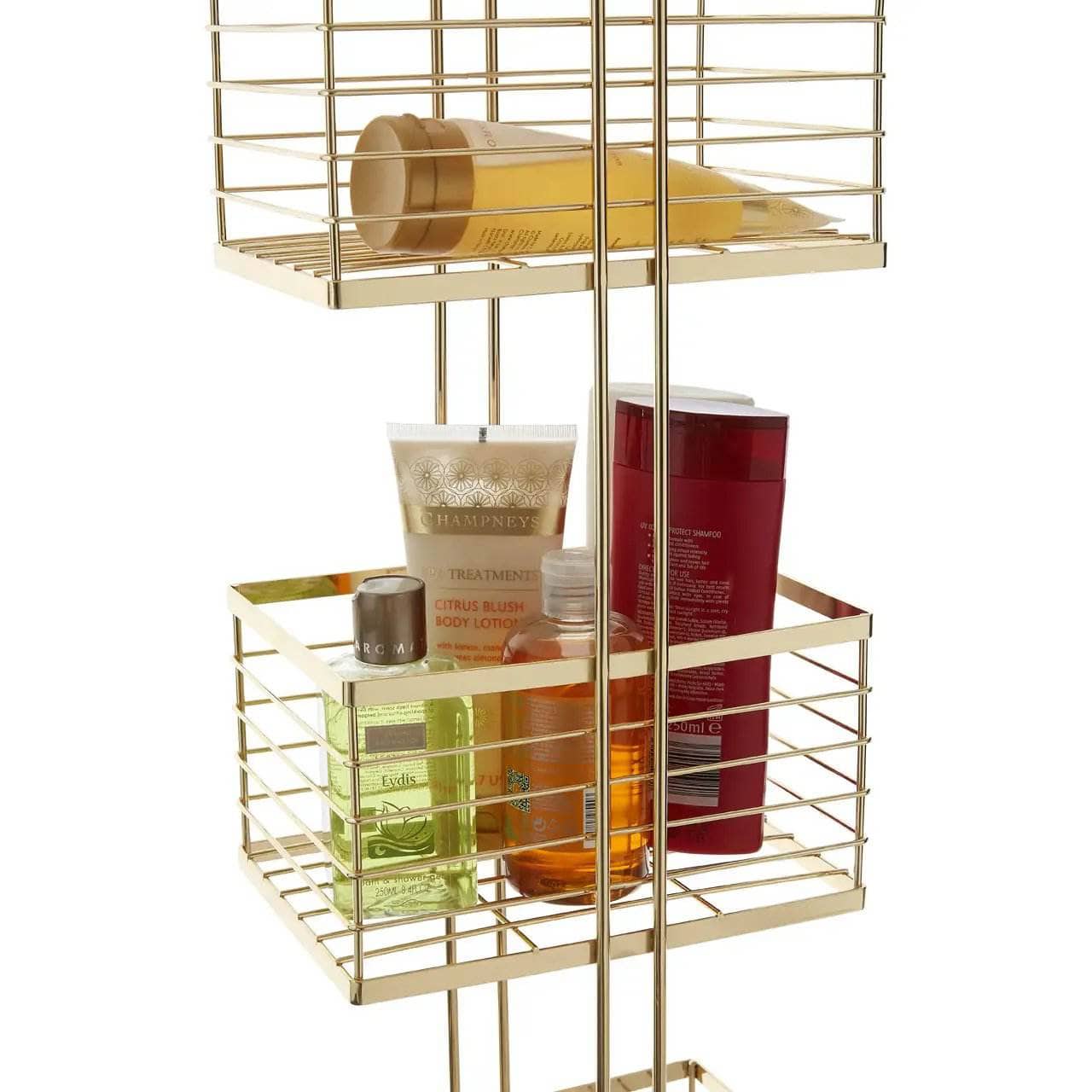 Bathroom - Dara Gold Rectangular Storage - 60011916