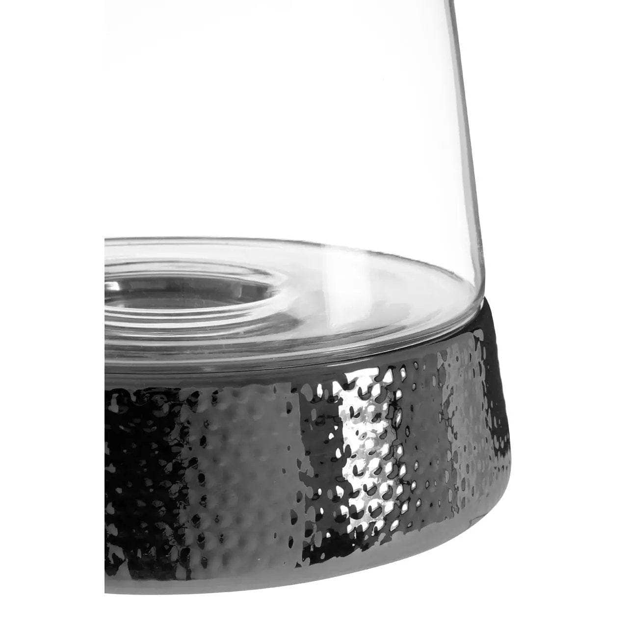 Homeware - Martele Large Hurricane Candle Holder - Silver - 60011924