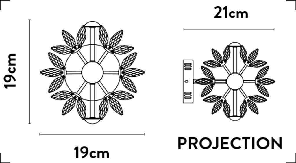 Lights - Milan LED Wall Light - Satin Brass - 60012026
