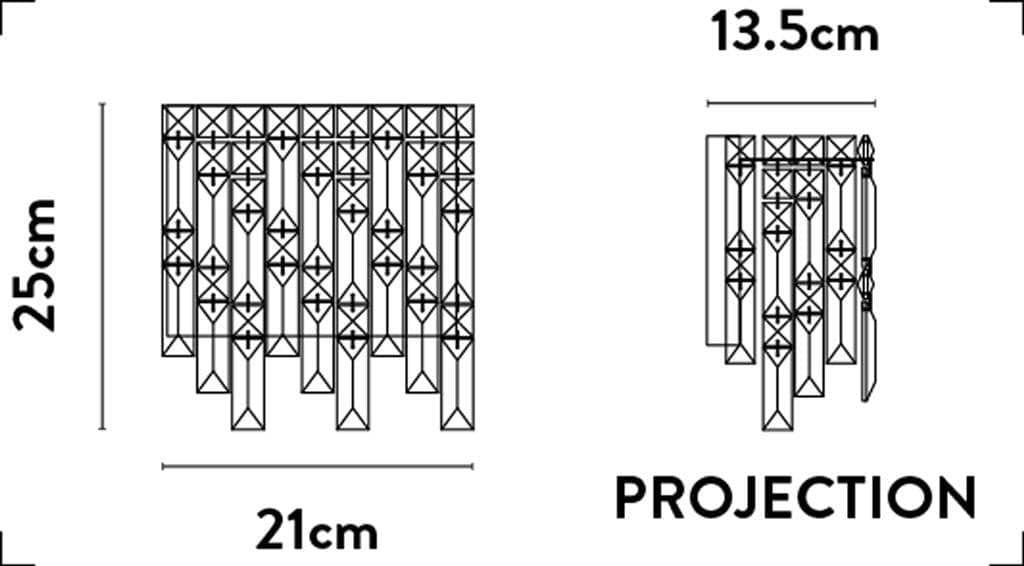 Lights - Naples 3 Light Wall Light - Satin Brass - 60012029