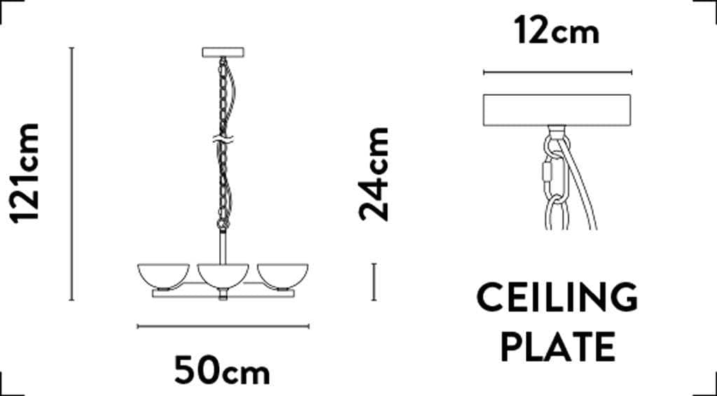 Lights - Trieste 4 Light Pendant Light - Stain Brass & Opal - 60012054