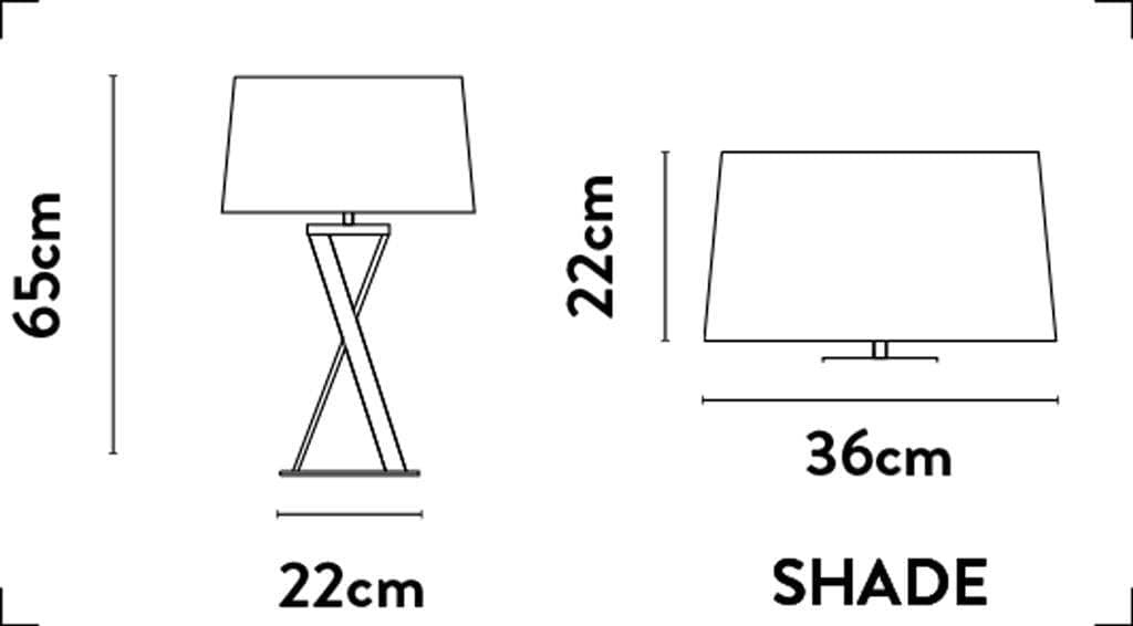 Lights - Brindisi Table Lamp - Satin Brass - 60012068