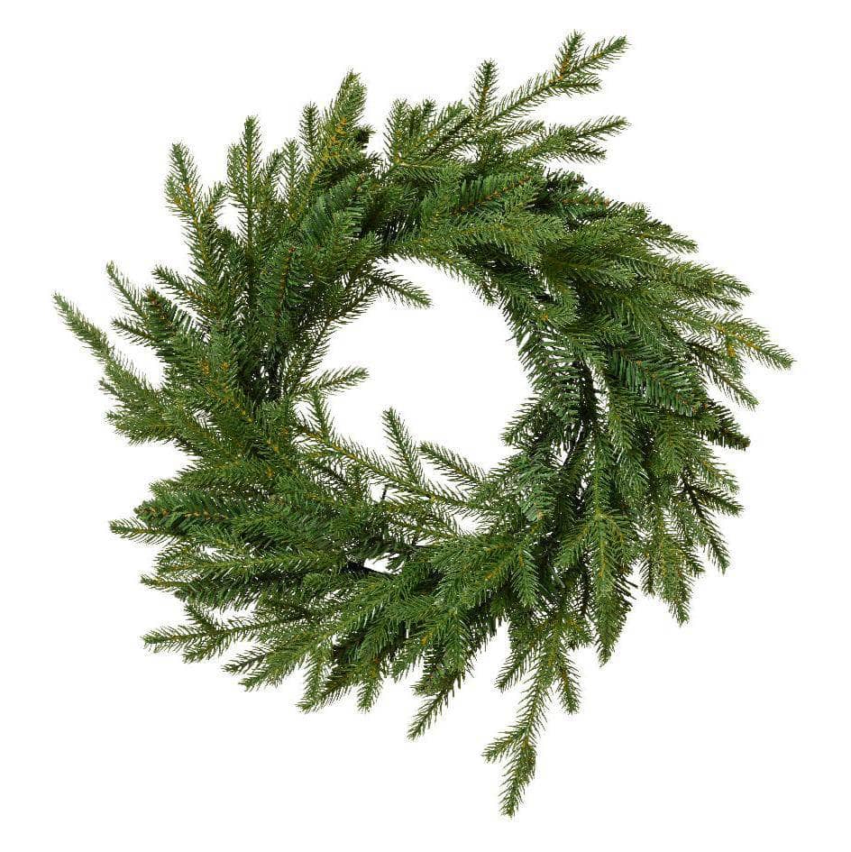 Christmas - Green Norway Wreath - 80cm - 60012119